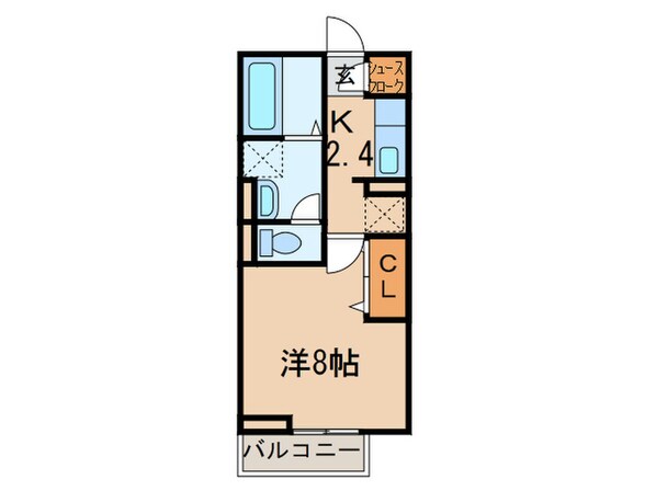 エルロードⅠの物件間取画像